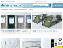 Tablet Screenshot of drahtexpress.de